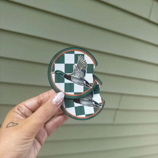 Duck Car Coaster Set